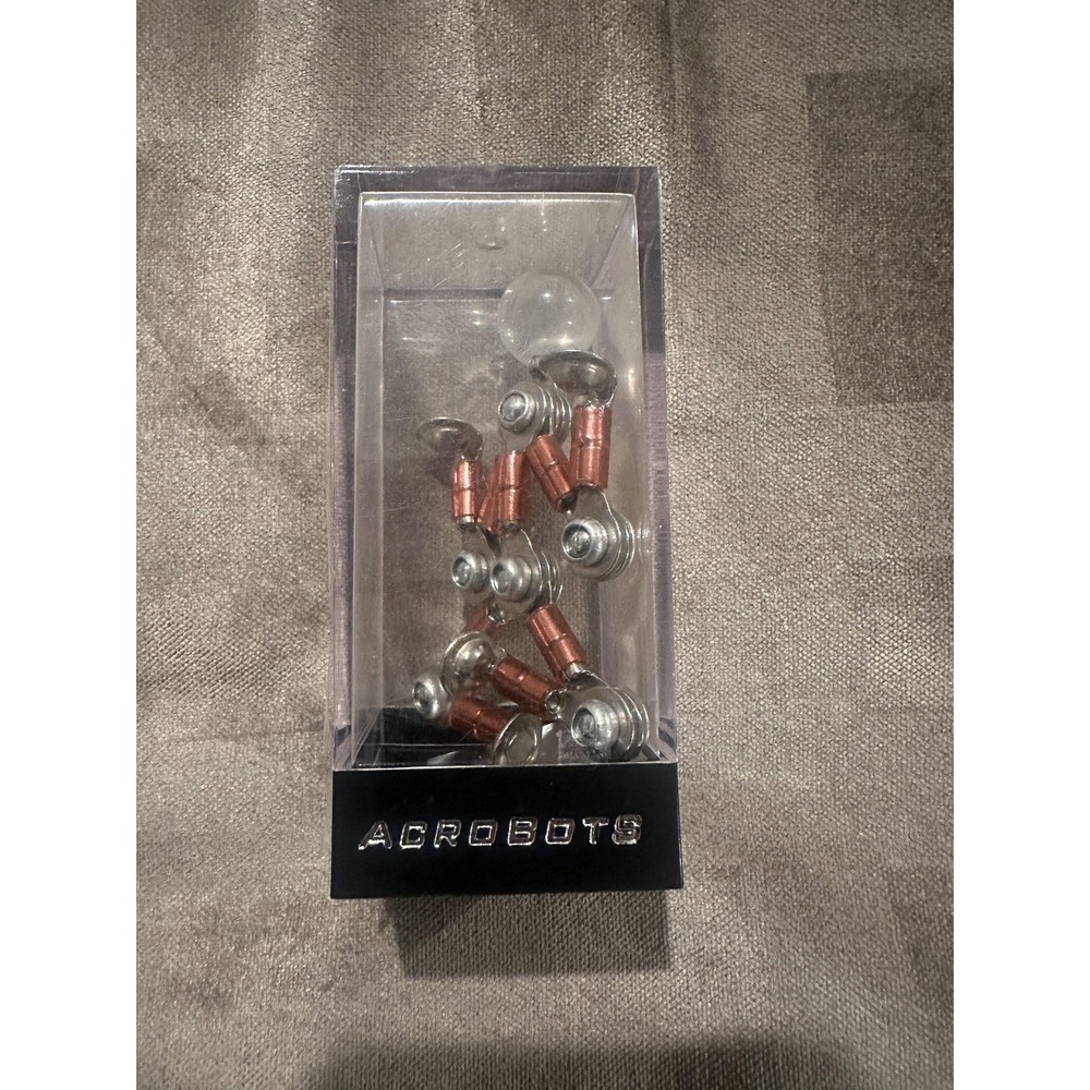 2010 Acrobots Hog Wild Metal Robot Desk Toy Ages 8+ Silver Copper PinkNew Sealed